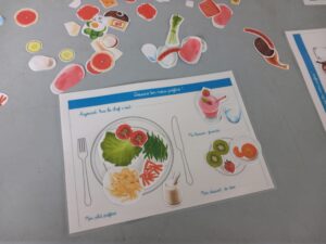 Second atelier nutrition parent enfant intitulé « composer son assiette en famille »
